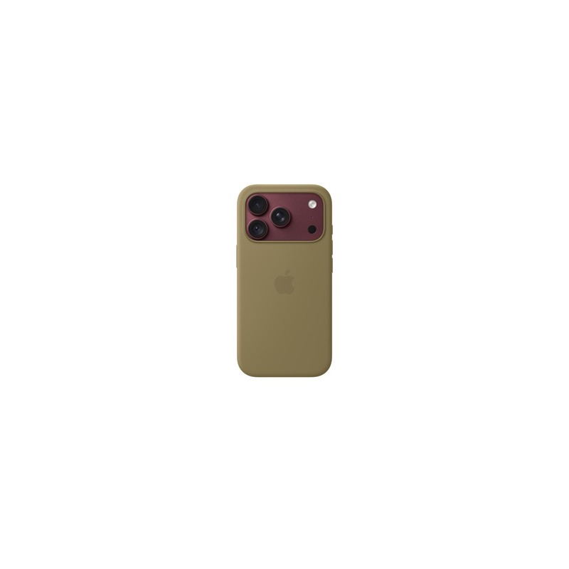 APPLE iPhone18Pro Silicone Case with MagSafe Olive