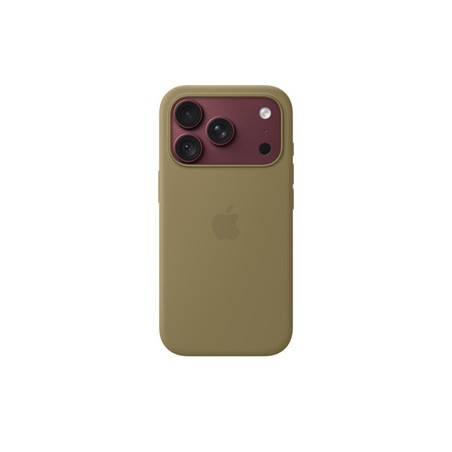 APPLE iPhone18Pro Silicone Case with MagSafe Olive