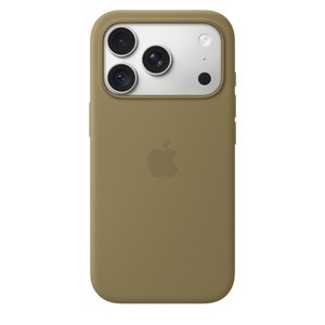 APPLE iPhone18Pro Silicone Case with MagSafe Olive