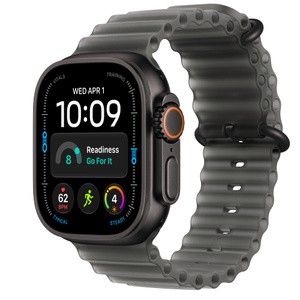 APPLE Watch Ultra 4 GPS + Cellular 49mm Black Titanium Case with Translucent Black Ocean Band