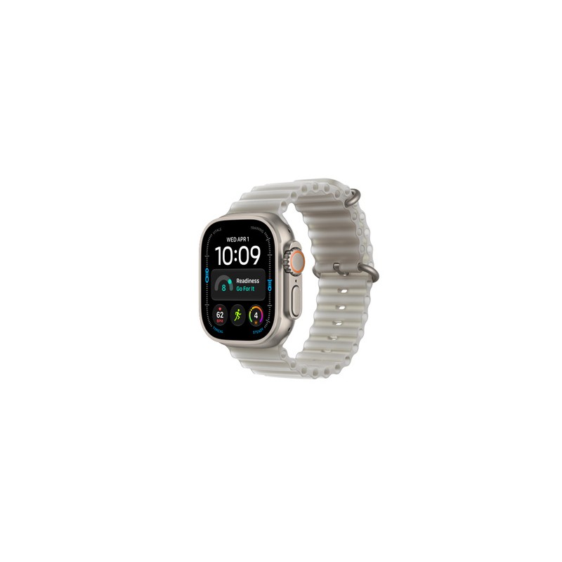 APPLE Watch Ultra 4 GPS + Cellular 49mm Natural Titanium Case with Translucent Grey Ocean Band