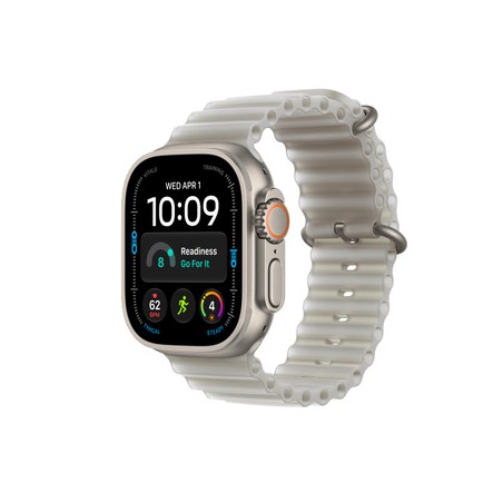 APPLE Watch Ultra 4 GPS + Cellular 49mm Natural Titanium Case with Translucent Grey Ocean Band
