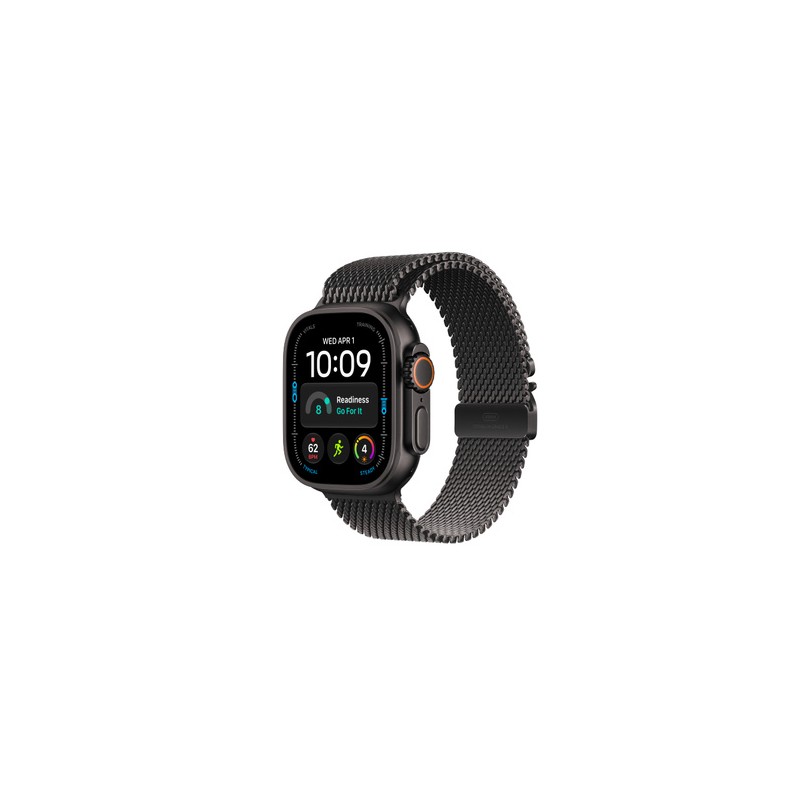 APPLE Watch Ultra 4 GPS + Cellular 49mm Black Titanium Case with Black Titanium Milanese Loop - M