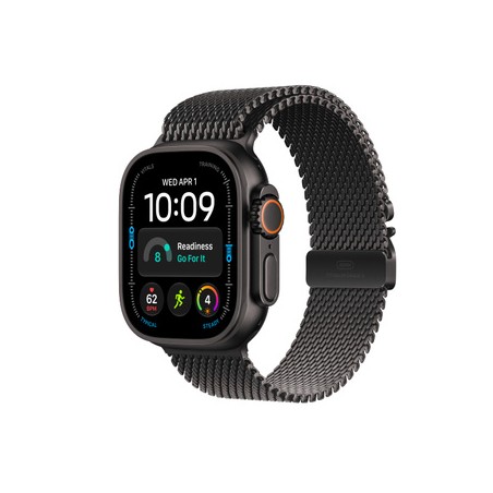 APPLE Watch Ultra 4 GPS + Cellular 49mm Black Titanium Case with Black Titanium Milanese Loop - M