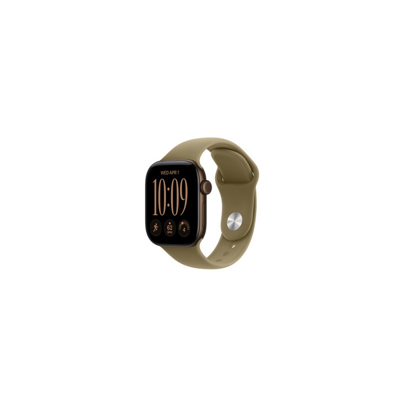 APPLE Watch Series 12 GPS 42mm Dark Bronze Aluminium Case with Olive Sport Band S/M