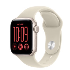 APPLE Watch SE 3 GPS + Cellular 40mm Starlight Aluminium Case with Sand Sport Band S/M