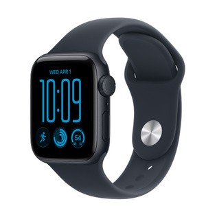 APPLE Watch SE 3 GPS 40mm Midnight Aluminium Case with Navy Blue Sport Band S/M