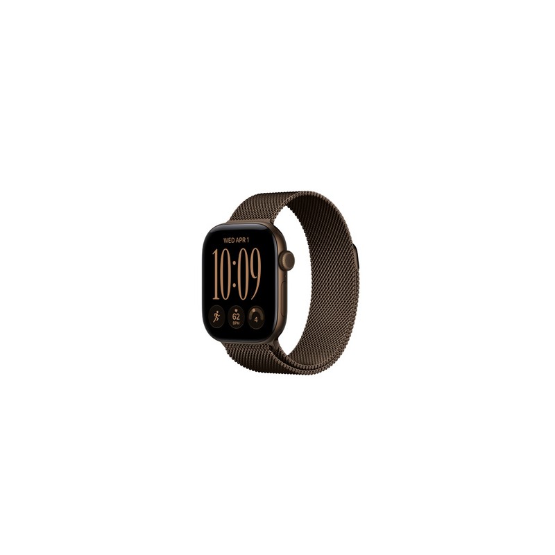 APPLE Watch Series 12 GPS + Cellular 42mm Dark Bronze Aluminium Case with Dark Bronze Milanese Loop