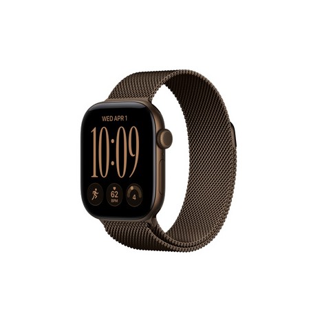 APPLE Watch Series 12 GPS + Cellular 42mm Dark Bronze Aluminium Case with Dark Bronze Milanese Loop