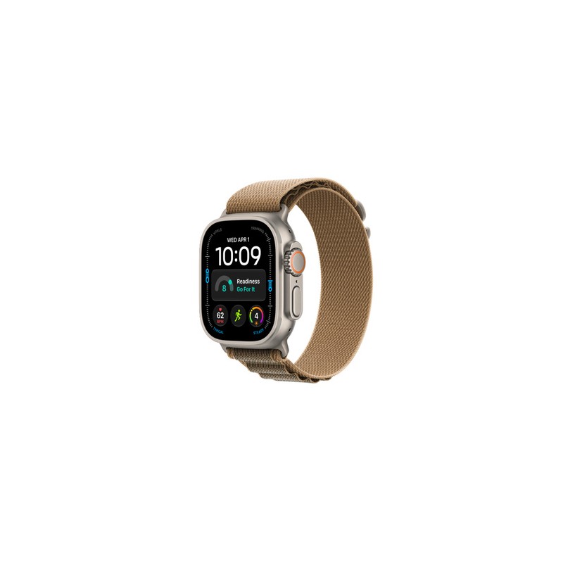 APPLE Watch Ultra 4 GPS + Cellular 49mm Natural Titanium Case with Desert Alpine Loop - M