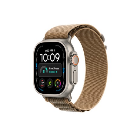APPLE Watch Ultra 4 GPS + Cellular 49mm Natural Titanium Case with Desert Alpine Loop - M