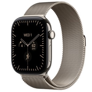 APPLE Watch Series 12 GPS + Cellular 46mm Natural Titanium Case with Natural Milanese Loop M/L