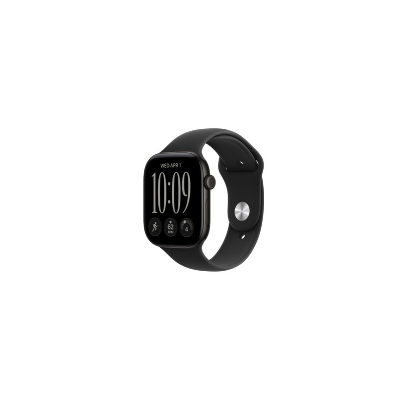 APPLE Watch Series 12 GPS + Cellular 46mm Black Aluminium Case with Black Sport Band M/L