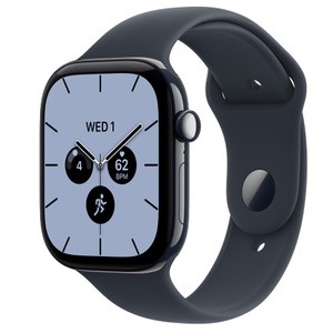 APPLE Watch Series 12 GPS + Cellular 46mm Night Blue Ceramic Case with Navy Blue Sport Band S/M