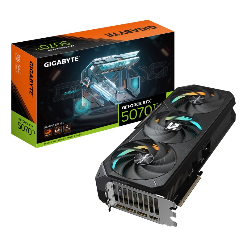 GIGABYTE GeForce RTX 5070 Ti GAMING OC 16G NVIDIA 16 Go GDD | JDB-Info