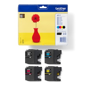 Brother LC121VALBP cartouche d'encre 4 pièce(s) Original No | JDB-Info
