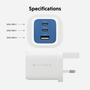 Targus HyperJuice Flex 65W GaN Ordinateur portable, Smartph | JDB-Info