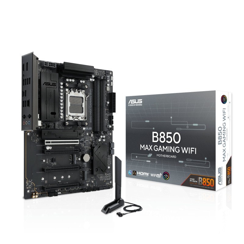 ASUS B850 MAX GAMING WIFI AMD B850 Emplacement AM5 ATX | JDB-Info