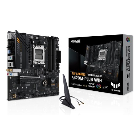 ASUS TUF GAMING A620M-PLUS WIFI AMD A620 Emplacement AM5 mi | JDB-Info