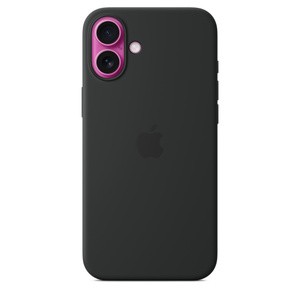APPLE iPhone 16 Plus Silicone Case with MagSafe - Black