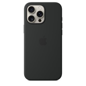 APPLE iPhone16 Pro Max Silicone Case with MagSafe - Black