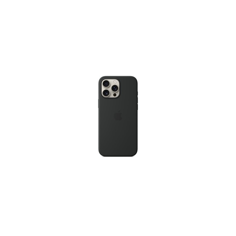 APPLE iPhone16 Pro Max Silicone Case with MagSafe - Black