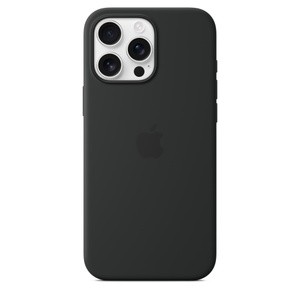APPLE iPhone16 Pro Max Silicone Case with MagSafe - Black