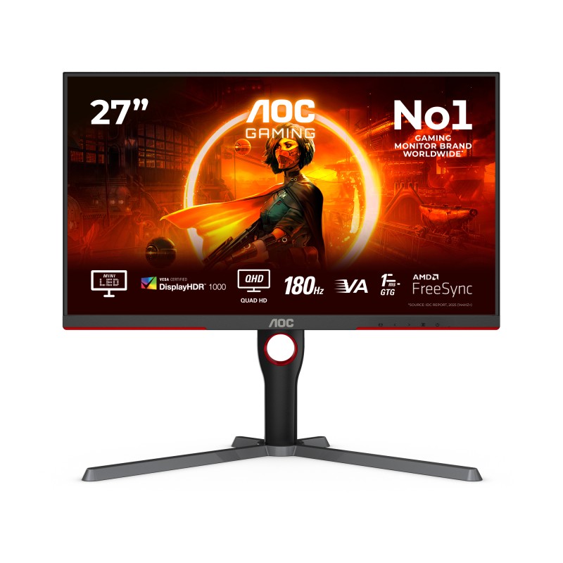 AOC G3 Q27G3XMN/BK écran plat de PC 68,6 cm (27") 2560 x 14 | JDB-Info