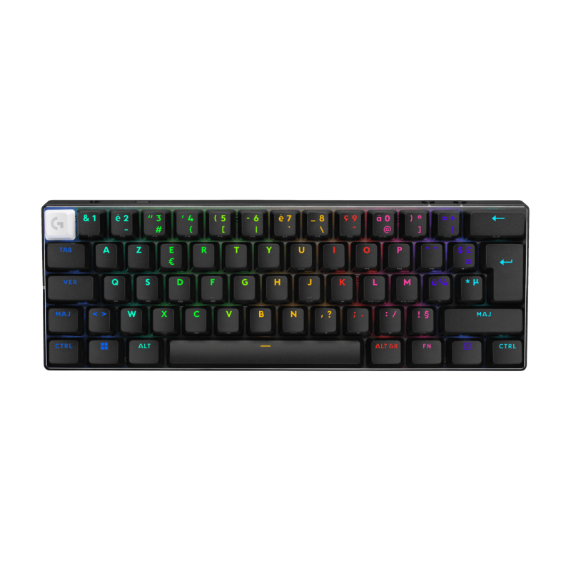 LOGITECH PRO X 60 LIGHTSPEED Wireless Gaming Keyboard Tactile BLACK (FR)