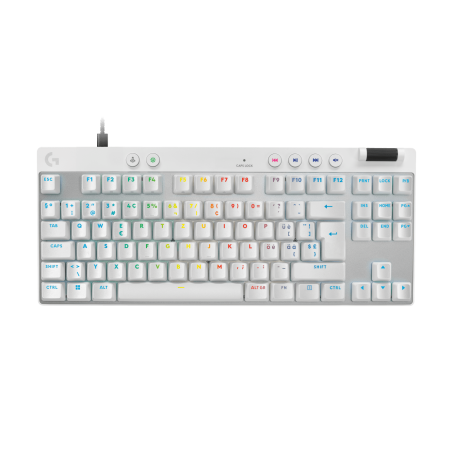 LOGITECH PRO X TKL RAPID Gaming Keyboard White (CH)