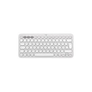 LOGITECH Pebble Keys 2 K380s - TONAL WHITE - (DE) - BT - N/A - CENTRAL-419 - UNIVERSAL