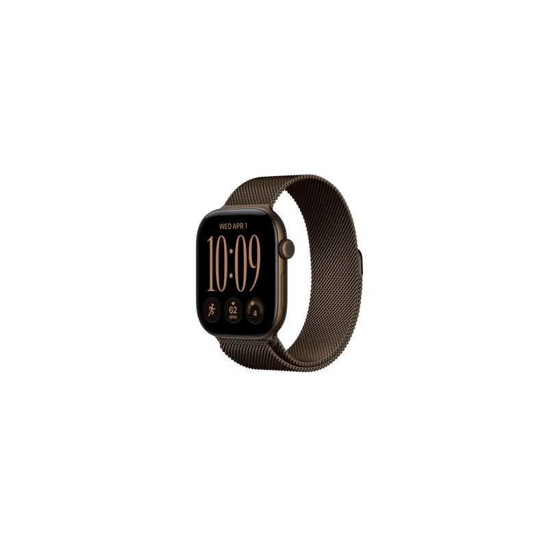 APPLE Watch Series 12 GPS + Cellular 46mm Dark Bronze Aluminium Case with Dark Bronze Milanese Loop M/L