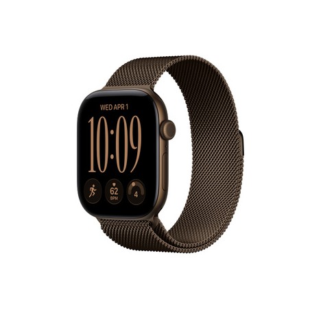 APPLE Watch Series 12 GPS + Cellular 46mm Dark Bronze Aluminium Case with Dark Bronze Milanese Loop M/L