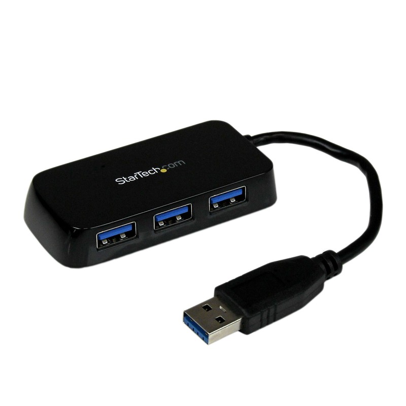 StarTech.com Hub USB 3.0 à 4 ports avec câble intégré - 5Gb | JDB-Info