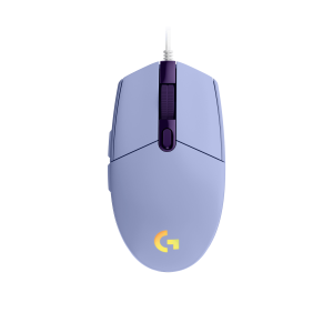 LOGITECH Gaming Mouse G203 LIGHTSYNC Mouse optical 6 buttons wired USB lilac for Komplett Epic Gaming PC a125