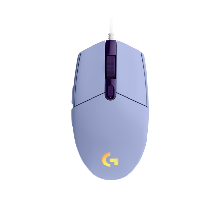 LOGITECH Gaming Mouse G203 LIGHTSYNC Mouse optical 6 buttons wired USB lilac for Komplett Epic Gaming PC a125