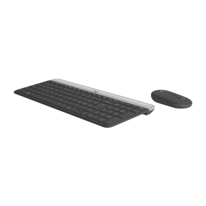 LOGITECH Slim Wireless Keyboard and Mouse Combo MK470 - GRAPHITE - CH - CENTRAL