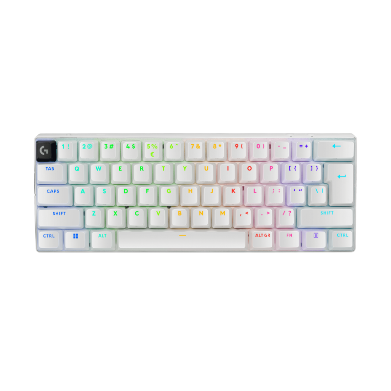LOGITECH PRO X 60 LIGHTSPEED Wireless Gaming Keyboard Tactile - White INTL - EMEA28-935 (US)