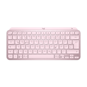 LOGITECH MX Keys Mini Minimalist Wireless Illuminated Keyboard - ROSE - CENTRAL (DE)