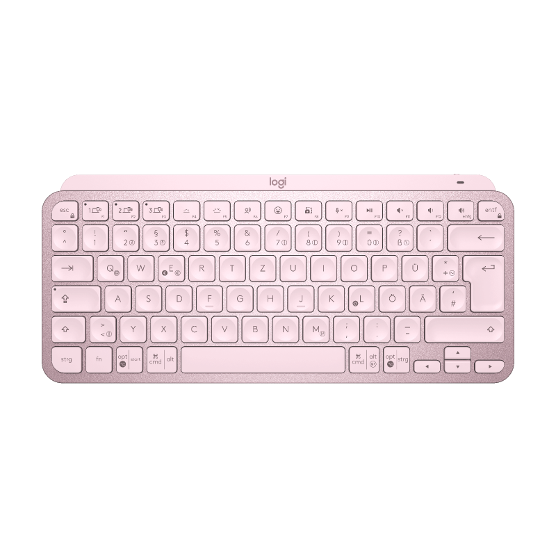 LOGITECH MX Keys Mini Minimalist Wireless Illuminated Keyboard - ROSE - CENTRAL (DE)