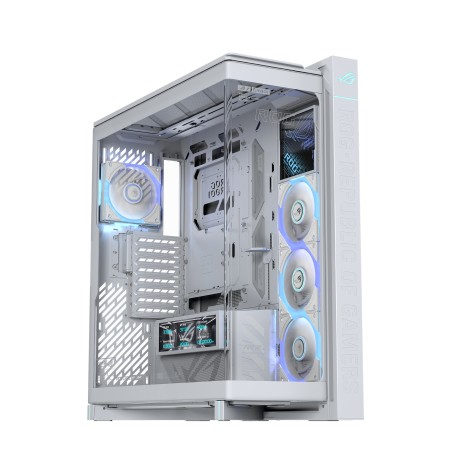 ASUS ROG CRONOX GR801 CURVE TG ARGB WHITE Midi Tower Blanc | JDB-Info