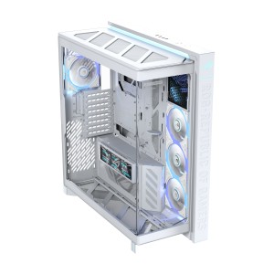 ASUS ROG CRONOX GR801 CURVE TG ARGB WHITE Midi Tower Blanc | JDB-Info