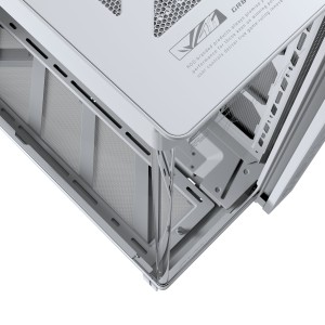 ASUS ROG CRONOX GR801 CURVE TG ARGB WHITE Midi Tower Blanc | JDB-Info