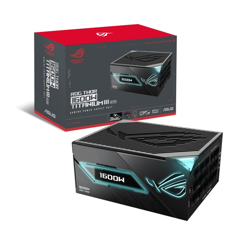 ASUS ROG -THOR-1600T3-GAMING-EVO unité d'alimentation d'éne | JDB-Info