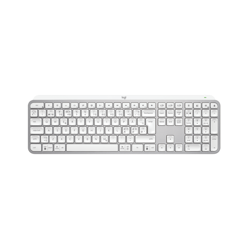 LOGITECH MX Keys S Keyboard backlit wireless Bluetooth LE QWERTY Nordic Danish/Finnish/Norwegian/Swedish key switch (PAN)