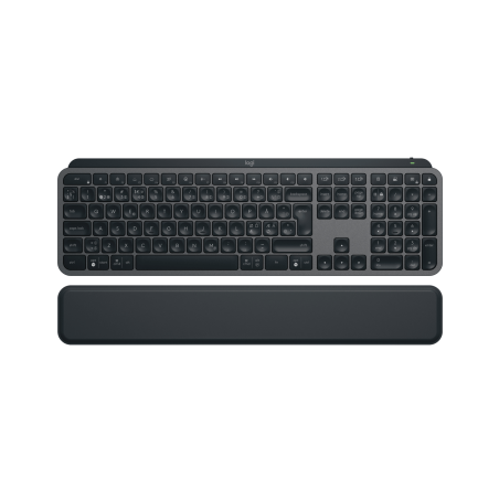LOGITECH MX Keys S - GRAPHITE - PAN - BT - N/A - NORDIC-613 - PLUS PALMREST