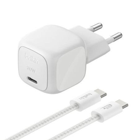 BELKIN BOOSTCHARGE 30W USB PD Wall Charger with PPS Silver w/2m C-C