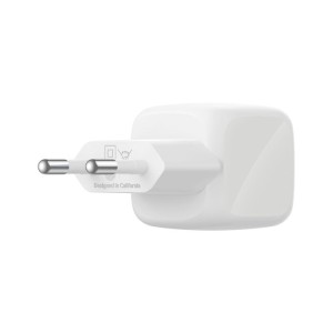 BELKIN BOOSTCHARGE 30W USB PD Wall Charger with PPS Silver w/2m C-C