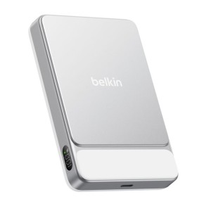 BELKIN ULTRACHARGE PRO 10k Qi2 25w PD30w Slim Magnetic Display Powerbank Silver metal