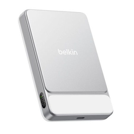 BELKIN ULTRACHARGE PRO 10k Qi2 25w PD30w Slim Magnetic Display Powerbank Silver metal
